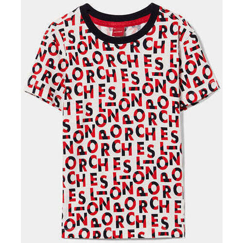 Textil Rapaz T-shirts e Pólos Franklin & Marsh LP004200-350-11-19 Vermelho