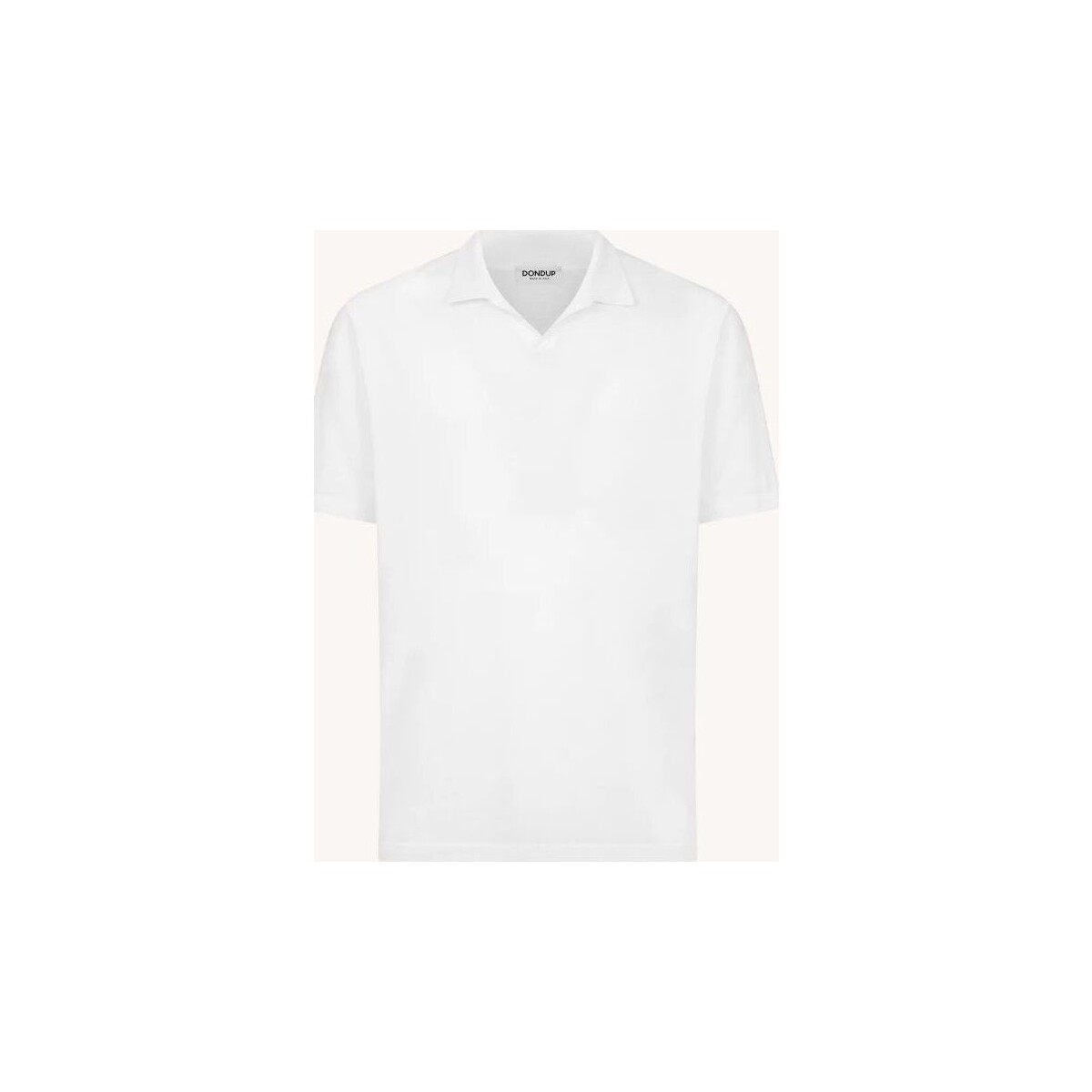 Textil Homem T-shirts e Pólos Dondup UT122 M00699U-PTR DU 000 Branco