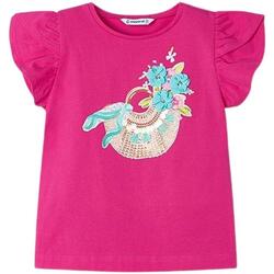 Textil Rapariga T-shirts e Pólos Mayoral  Rosa