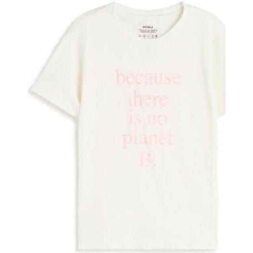 Teminimalistas Mulher T-Shirt mangas curtas Ecoalf  Branco