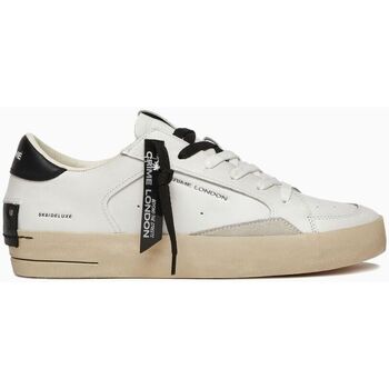 Sapatos Homem Sapatilhas Crime London SK8 DELUXE 17100-PP6 WHITE Branco
