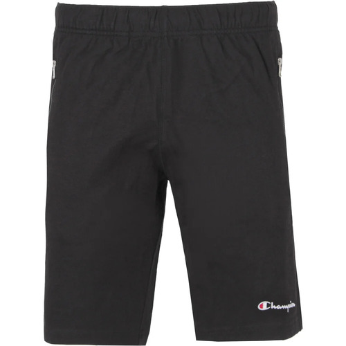 Textil Homem Shorts / Bermudas Champion Bermuda ZIP jersey Preto