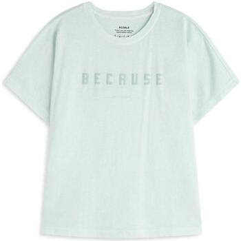 Textil Mulher T-Shirt mangas curtas Ecoalf  Azul