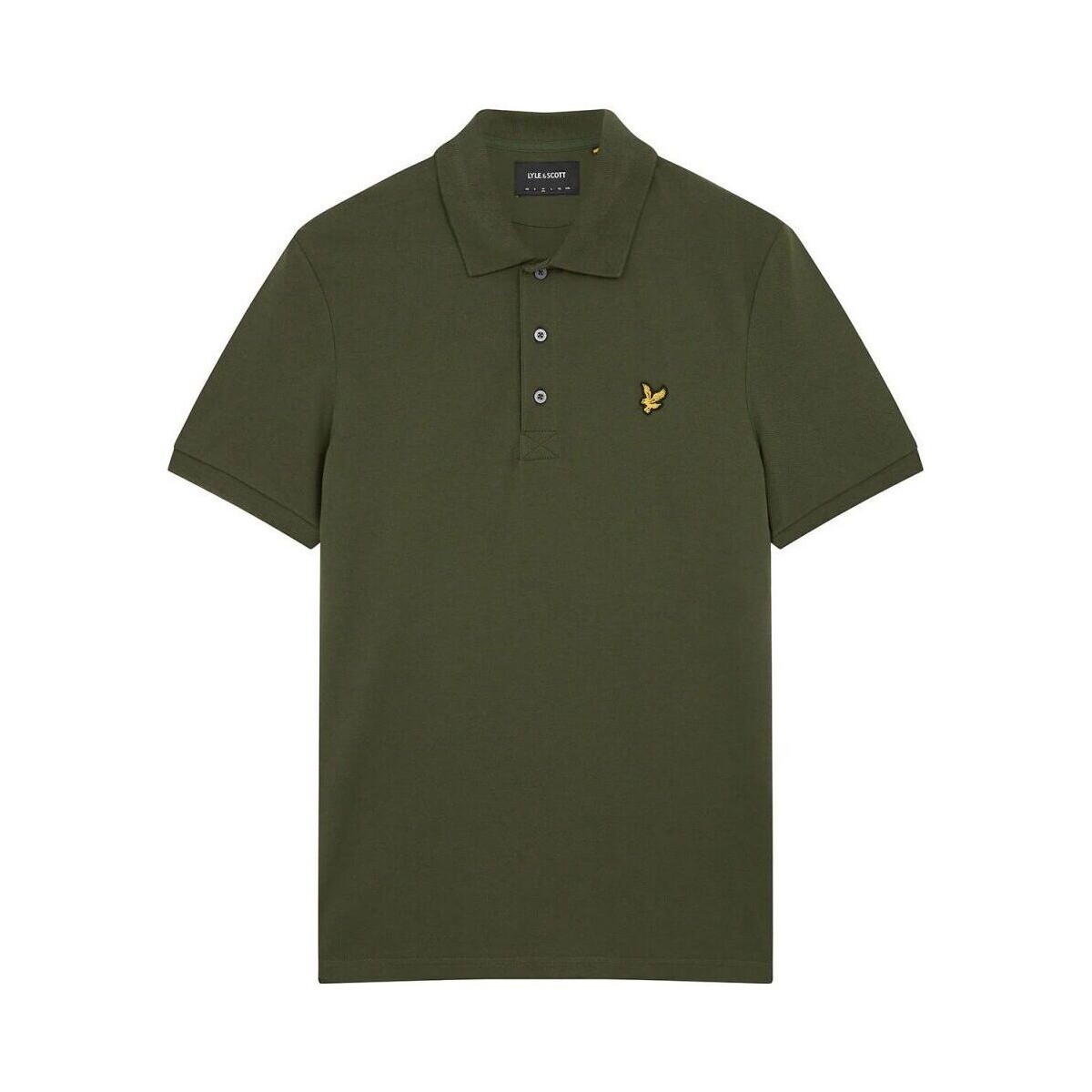 Textil Homem T-shirts e Pólos Lyle & Scott SP400VOG POLO SHIRT-W485 OLIVE Verde