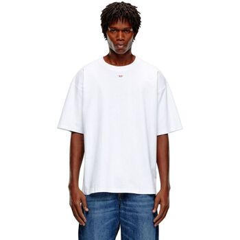Textil Homem T-shirts angels e Pólos Diesel A13937 0NIAR T-BOXT-D-100 Branco