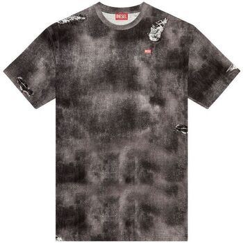 Textil Homem T-shirts Jones e Pólos Diesel A13035 0DQAQ T-WASH-02 Preto