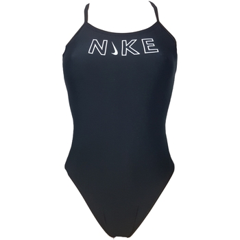 Textil Mulher Fatos de banho black Nike NESSB131 Preto