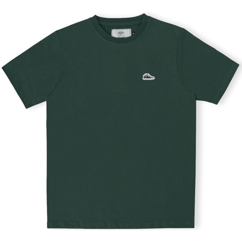 Textil Homem The home deco fa Sanjo T-Shirt Patch Classic - Bottle Verde