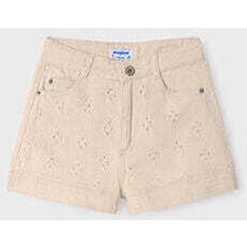 Textil Rapariga Shorts / Bermudas Mayoral 6269-23-7-23 Bege