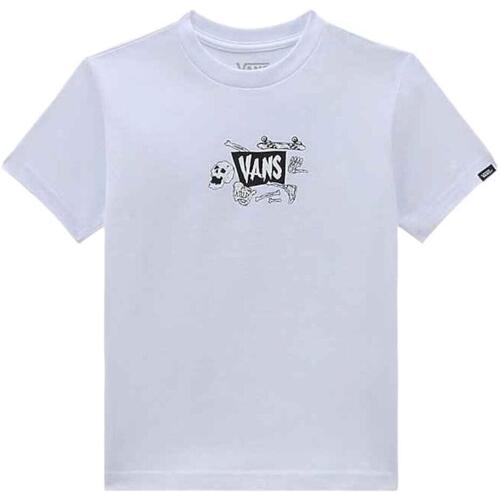 Textil Rapaz T-Shirt mangas curtas Vans  Branco