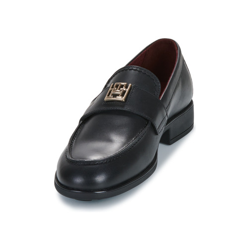 Tommy Hilfiger TH LEATHER CLASSIC LOAFER Preto