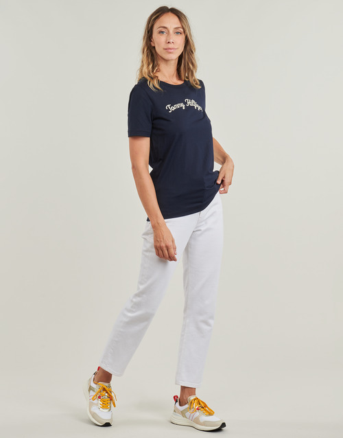 Tommy Hilfiger REG SCRIPT C-NK SS Marinho