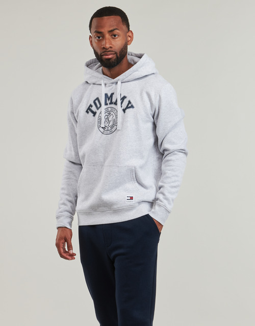 Tommy Jeans TJM REG WASHED PREP EXPLR HOODIE Cinza
