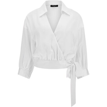 Textil Mulher camisas Guess 4GGH33-9444Z Branco