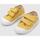 Sapatos Rapaz Sapatilhas Victoria BASKET TIRAS LONA Amarelo