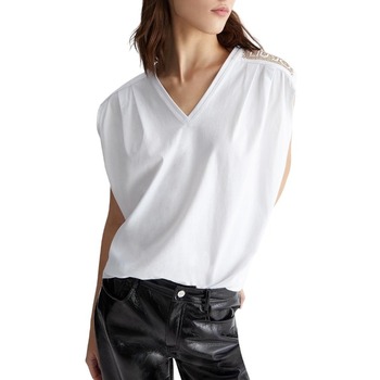 Textil Mulher T-shirts e Pólos Liu Jo MA4346J6308 Branco