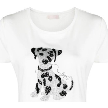 Textil Mulher T-shirts e Pólos Liu Jo WA4052J5003 Branco
