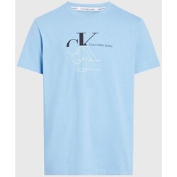 Textil Homem T-Shirt mangas curtas Calvin Klein Jeans J30J325352 Azul