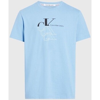 Textil Homem T-Shirt mangas curtas Calvin Klein Calvin JEANS J30J325352CEZ Azul