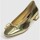 Sapatos Mulher Sapatos & Richelieu Kamome BAILARINA  ZANA ORO Ouro