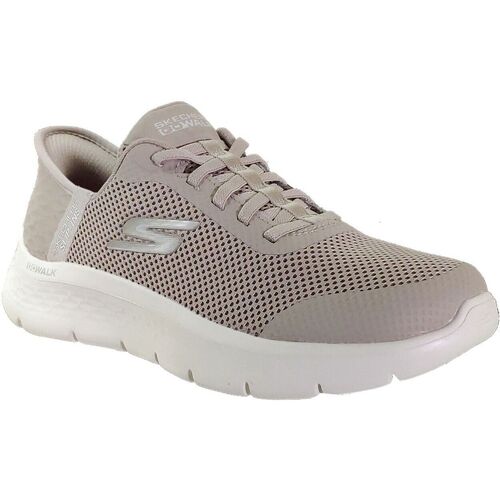 Sapatos Mulher Sapatilhas 216015-NVGY Skechers Go walk flex Bege