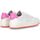 Sapatos Mulher Sapatilhas Philippe Model VNLD VN02 - NICE LOW-VEAU NEON BLANC/FUCSIA Branco