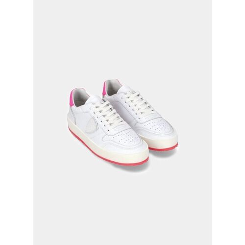 Philippe Model VNLD VN02 - NICE LOW-VEAU NEON BLANC/FUCSIA Branco