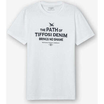 Textil Homem T-shirts e Pólos Tiffosi 10054093-001-1-3 Branco