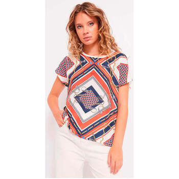 Textil Mulher T-shirts e Pólos Gaudi 411BD64009-2101-1-1 Branco