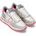 Sapatos Mulher Sapatilhas Philippe Model TKLD WN04 - TROPEZ HAUTE LOW-NEON BLANC/FUCSIA Branco