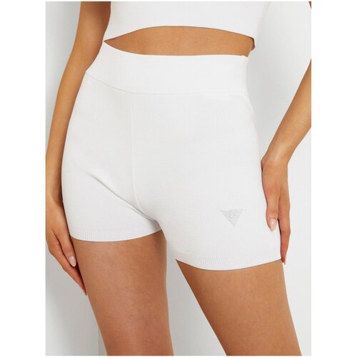 Textil Mulher Shorts / Bermudas Guess W4GZ25 Z3F40 Branco