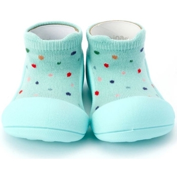 Sapatos Criança Pantufas bebé Attipas Rainbow - White Verde