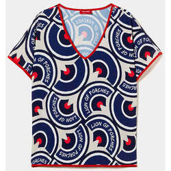 Textil Mulher T-shirts e Pólos Lion Of Porches LP004612-585-3-3 Azul