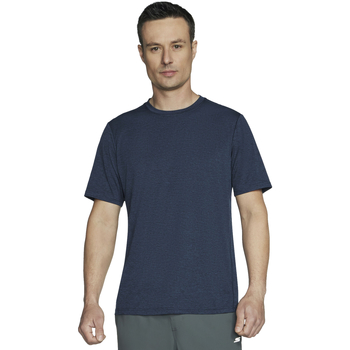 Textil Homem T-Shirt mangas curtas Skechers GO DRI Charge Tee Azul