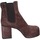 Sapatos Mulher Botins Moma EY581 87301C Castanho