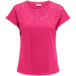 Textil Mulher T-shirts e Pólos JDY  Rosa