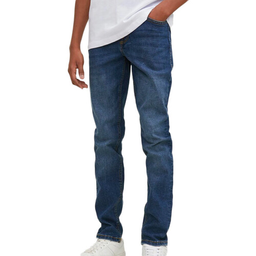 Textil Rapaz Calças Jeans Shorts In Black Synthetic Fibers  Azul