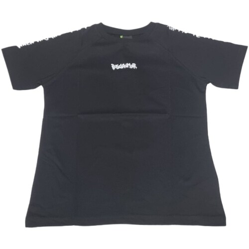 Textil Rapaz T-shirt mangas compridas Disclaimer 58063 Preto