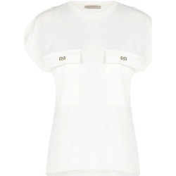 Textil Mulher T-shirts e Pólos Rinascimento CFC0117488003 Branco