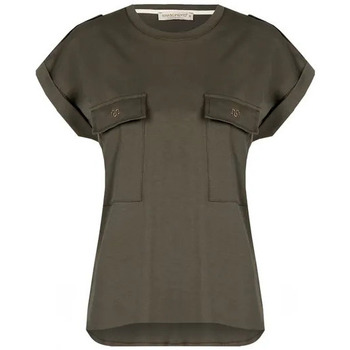 Textil Mulher T-shirts e Pólos Rinascimento CFC0117488003 Verde Militar