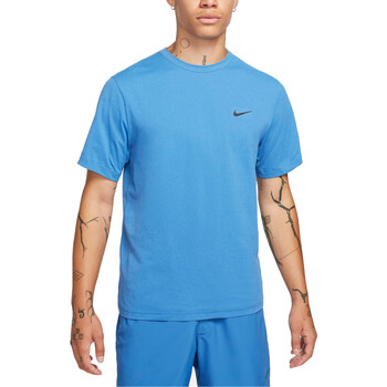 Textil Homem T-Shirt Hochgeschlossenes mangas curtas Nike DV9839 Azul