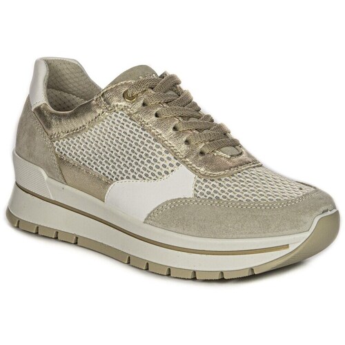 Sapatos Mulher Sapatilhas IgI&CO 5662211 Cor bege, Dourado, Branco