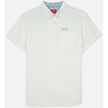 Textil Homem Camisas mangas comprida Oxbow Chemise COMMI Branco