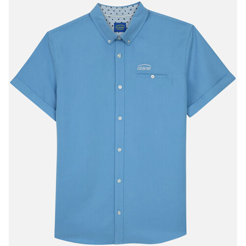 Textil Homem Camisas mangas comprida Oxbow Chemise COMMI Azul