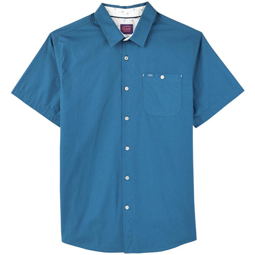 Textil Homem Camisas mangas comprida Oxbow Chemise CORY Azul