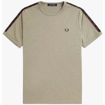 Textil Homem T-shirts e Pólos Fred Perry M4613-U84-8-1 Cinza