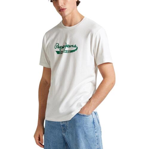Textil Homem T-Shirt mangas curtas Pepe jeans  Preto