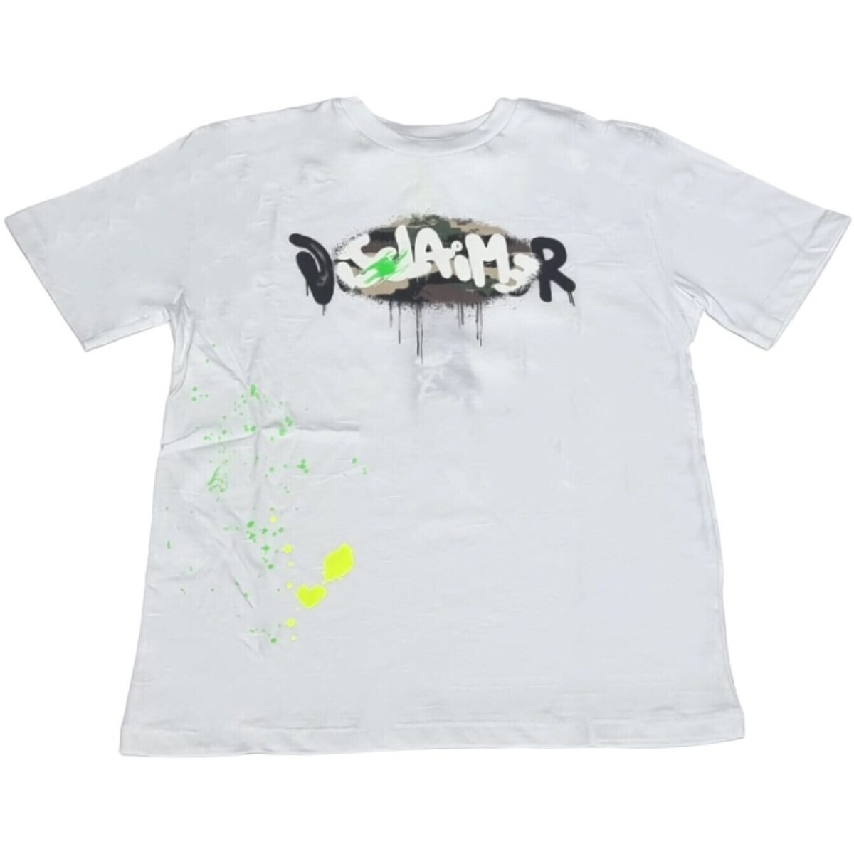 Textil Rapaz T-shirt mangas compridas Disclaimer 58057 Branco