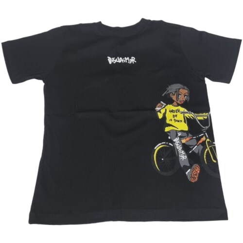 Textil Rapaz T-shirt mangas compridas Disclaimer 58044 Preto