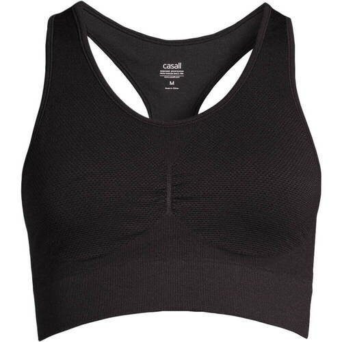 Textil Mulher Sweats Casall Seamless Soft Sports Bra Preto